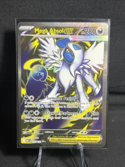 Mega Absol ex Full Art Ultra Rare 161/132 Pokemon Mega Evolution English - Image 1