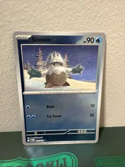 2025 Pokemon Mega Evolution SNOVER REVERSE HOLO NM 035/132 - Image 1