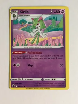 Pokemon TCG Miscut Error Silver Tempest Kirlia 068/195 Near Mint - Image 1