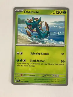 Pokemon TCG Printer Hickey Temporal Forces Dhelmise 019/162 Near Mint - Image 1