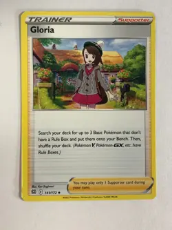 Pokemon TCG Miscut Error Brilliant Stars Gloria 141/172 Near Mint - Image 1