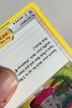 Pokemon TCG Miscut Error Brilliant Stars Gloria 141/172 Near Mint - Image 3