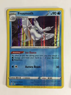 Pokemon TCG Holographic Bleed Error Shining Fates Frosmoth 030/072 Near Mint - Image 1