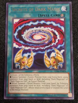 Yugioh Secrets of Dark Magic LED6-EN004 Rare Near Mint NM - Image 1
