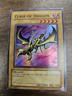 YUGIOH CURSE OF DRAGON LOB-066 SUPER - Image 1