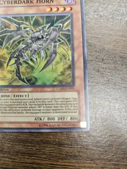 Yugioh! LP Cyberdark Horn - CDIP-EN001 - Super Rare - 1st Edition Lightly Played - Image 2