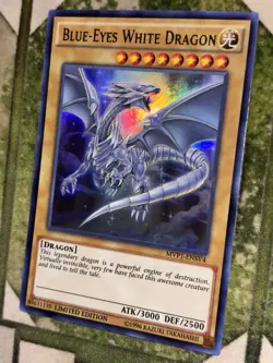 YuGiOh BLUE-EYES WHITE DRAGON Ultra Rare MVP1-ENSV4 - Image 1