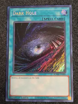 Dark Hole Secret Rare 1st Edition BLMR-EN086 Yugioh - Image 1