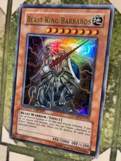 YuGiOh BEAST KING BARBAROS Ultra Rare JUMP-EN032 - Image 1