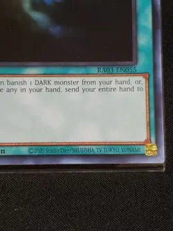 Yugioh! Allure of Darkness - RA03-EN055 Quarter Century Secret Rare 1st Edition - Image 2