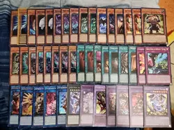 Yugioh 45 Card Fiendsmith Azamina Millennium Snake Eye Deck Core Doomed Poplar - Image 1