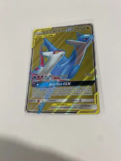 Pokemon Latias & Latios GX Tag Team Full Art Rare Card 169/181 NM Condition - Image 3