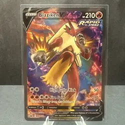 Blaziken V Full Art 161/198 Chilling Reign Ultra Rare Pokemon TCG Card NM - Image 1