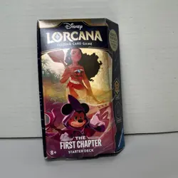 Lorcana The First Chapter TCG card starter deck Amber/Amethyst! NO PACK - OPENED 4050368981707 - Image 1