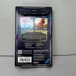 Lorcana The First Chapter TCG card starter deck Sapphire/Steel! NO PACK - OPENED 4050368981707 - Image 2