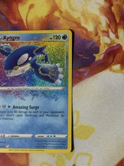 Pokemon TCG Kyogre Shining Fates Holo Card 021/072 Amazing Rare - Image 3