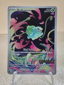 Bulbasaur 133/132 Stamped Mega Evolution Pokemon Card - Image 1