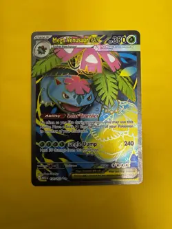 Mega Venusaur EX 155/132 Mega Evolution ENGLISH Pokemon TCG Card - Image 1