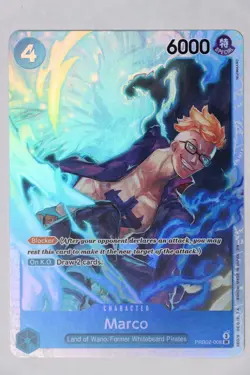 One Piece Card Game Marco PRB02-008 SR English... - Image 1
