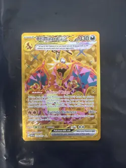 Pokemon 2023 Charizard EX Obsidian Flames Holo Hyper Rare Card 228/197 - Image 1