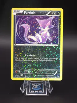 Purrloin RC13/RC25 - LP Holo - Legendary Treasures Pokemon Card TCG - Image 1