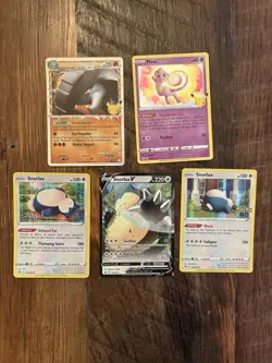 Pokemon TCG 5 Card Snorlax Lot! All Good Condition! Great Value - Image 1