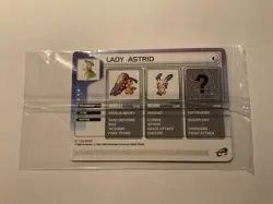 2003 Pokemon - Lady Astrid 129-B002 Pokemon Battle E-Reader Card, SEALED / MIP - Image 1