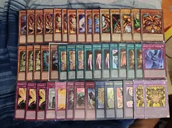 Yugioh 45 Card Millennium Exodia Deck Core Ankh Incarnate Wedju Sengenjin - Image 1