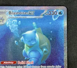 Blastoise EX 200/165 Scarlet & Violet 151 Holo Rare Pokemon TCG Card - Image 3
