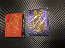 2 New 2023 Pokemon TCG card Sleeves: Miraidon and Koraidon from Scarlet & Violet - Image 1