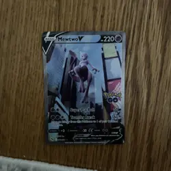Mewtwo V Pokemon Go Card! Alternate Full Art! Card No. 072/078 - Image 1