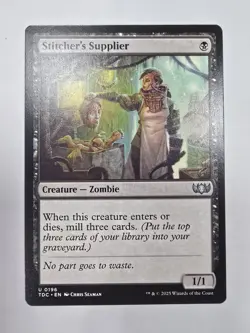Stitcher's Supplier Commander: Tarkir: Dragonstorm Regular Magic The Gathering - Image 1