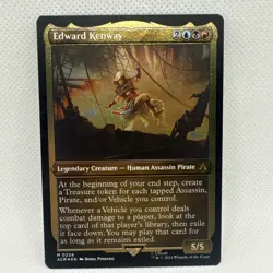 MTG - Edward Kenway (Foil Etched) Universes Beyond: Assassin's Creed Foil NM - Image 1
