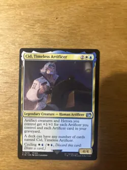 Magic the Gathering - Final Fantasy - Cid, Timeless Artificer 216 - Regular - M - Image 1