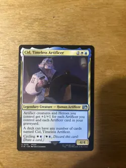 Magic the Gathering - Final Fantasy - Cid, Timeless Artificer 216 - Regular - M - Image 2