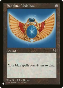 Sapphire Medallion - The List Light Play, English Magic the Gathering MTG The Li - Image 1