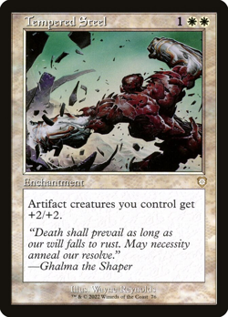 Tempered Steel [The Brothers' War Commander] M/NM MTG Magic - Image 1