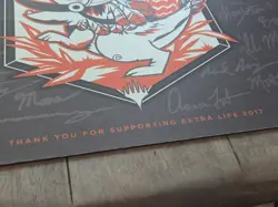 Magic: The Gathering Pantlaza, Sun-Favored 🦖 Extra Life 2017 Exclusive Playmat - Image 2