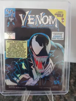 WOTC Marvel's Spider-Man Eddie Brock (0233) (Borderless) (MR) (Foil) NM - Image 2