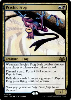 MTG Psychic Frog Normal NM Modern Horizons 3 Magic 199 - Image 1