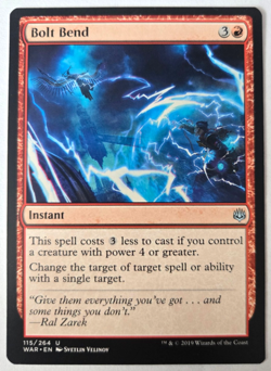 Bolt Bend #115 War of the Spark (WAR) MTG NM - Image 1