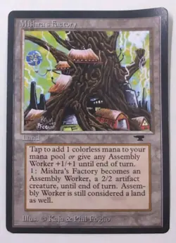 MTG Mishra's Factory Spring Moderately Played Antiquities Magic See Photos - Image 1