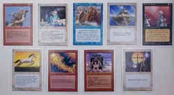 MTG Alternate 4th Edition 9 Commons Lot (9) Unplayed Magic The Gathering - Image 1