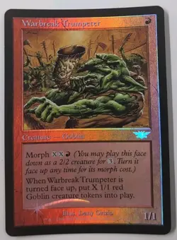 MTG Warbreak Trumpeter Foil Mint Unplayed Legions Magic The Gathering - Image 1