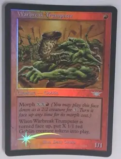 MTG Warbreak Trumpeter Foil Mint Unplayed Legions Magic The Gathering - Image 2