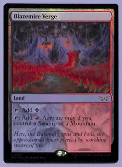 Blazemire Verge - Foil - 256 - Duskmourn: House of Horror (DSK) MTG - Image 1