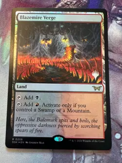 Blazemire Verge - Promo Pack: Duskmourn: House of Horror - 0256 Nm Foil Mtg - Image 1