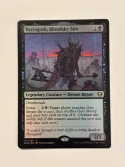 Varragoth, Bloodsky Sire Kaldheim Foil Magic the Gathering MTG - Image 1