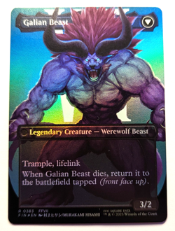 VINCENT VALENTINE Borderless Foil - Final Fantasy MTG Magic: the Gathering - Image 3
