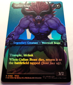 VINCENT VALENTINE Borderless Foil - Final Fantasy MTG Magic: the Gathering - Image 4